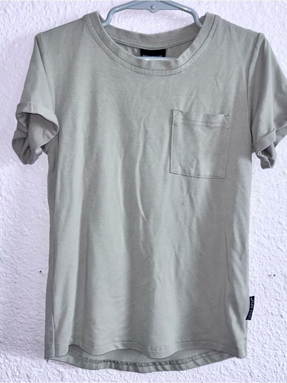 Little Bipsy Men's Short-Sleeve Pocket Tee in Light Sage